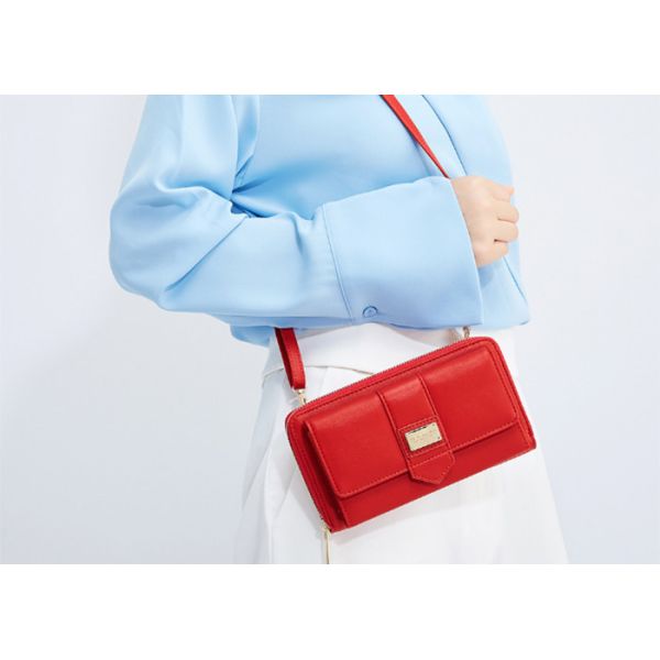 Durable Vintage Pu Leather Bag , Adjustable Strip Mini Shoulder Bag For Girls