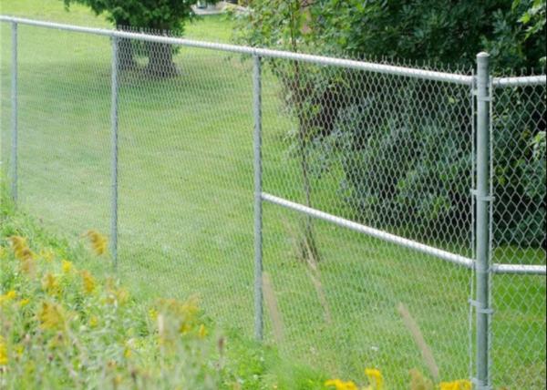 o PVC do verde de 11,5 calibres revestiu o elo de corrente de aço galvanizado que cerca 20m 30m