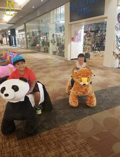 Hansel 2018 commercial stuffing machine for stuffed animal ride electric panda scooter