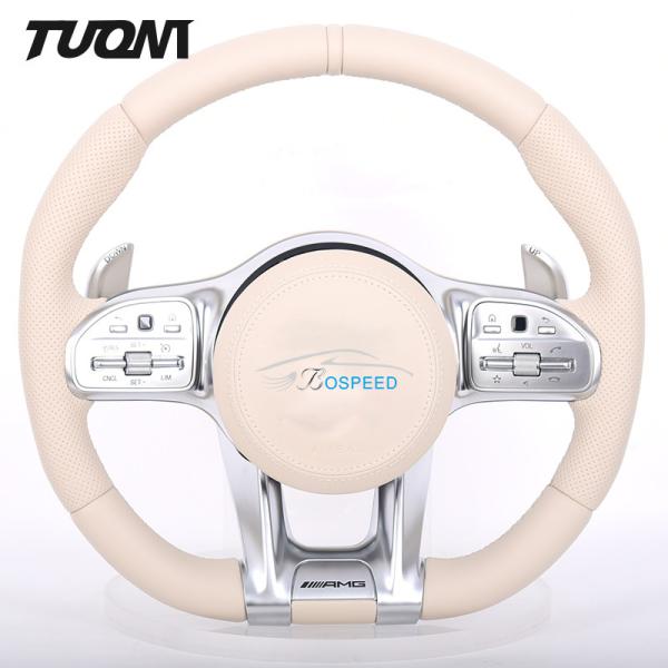 350mm Led Carbon Fiber Mercedes Benz Steering Wheel ODM Amg Sport Racing