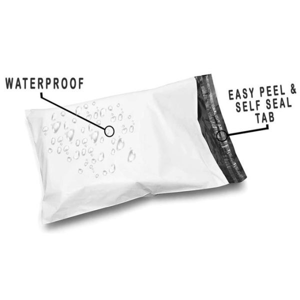 Сумки почтового сбора 10x13 белой сумки курьера политена Sealable срочные для A5