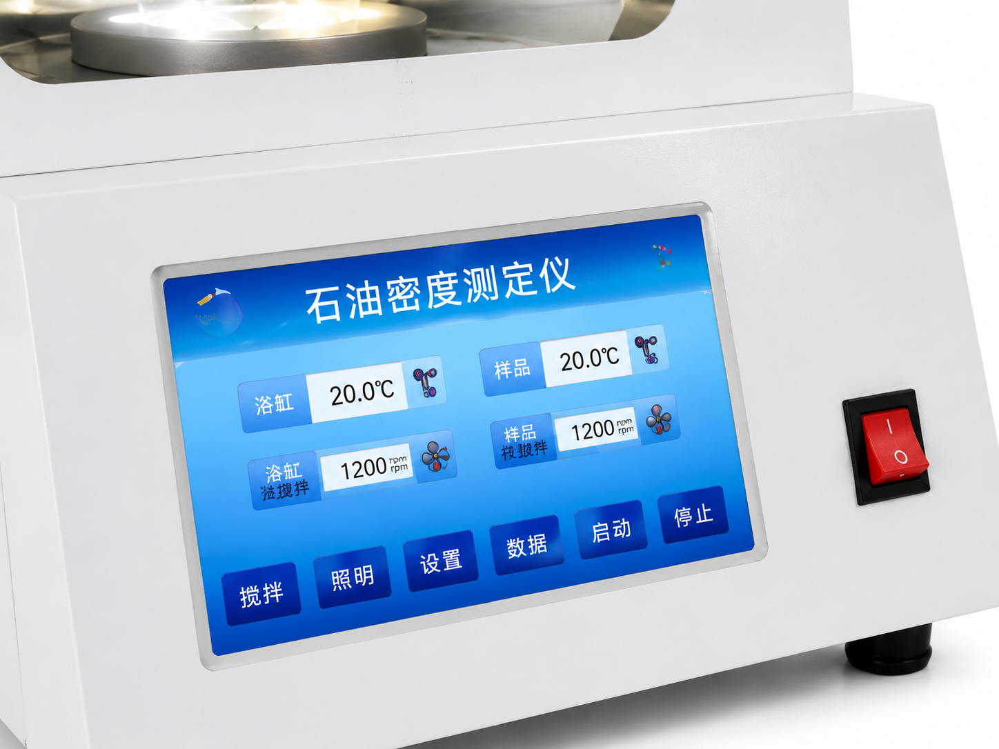 TP655 Petroleum Density Tester with Touch Screen and Temperature Control