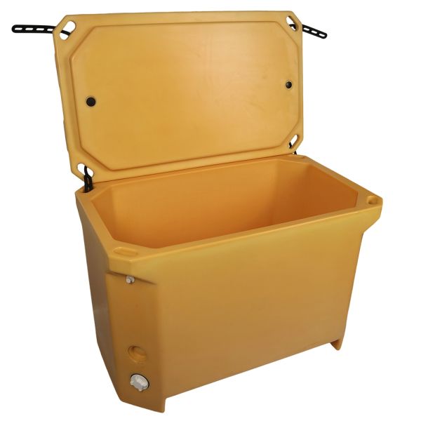 220L Capacity Rotomolded Cooler Box with 5.0 Days Ice Detention and 50mm Thick PU Foam Insulation
