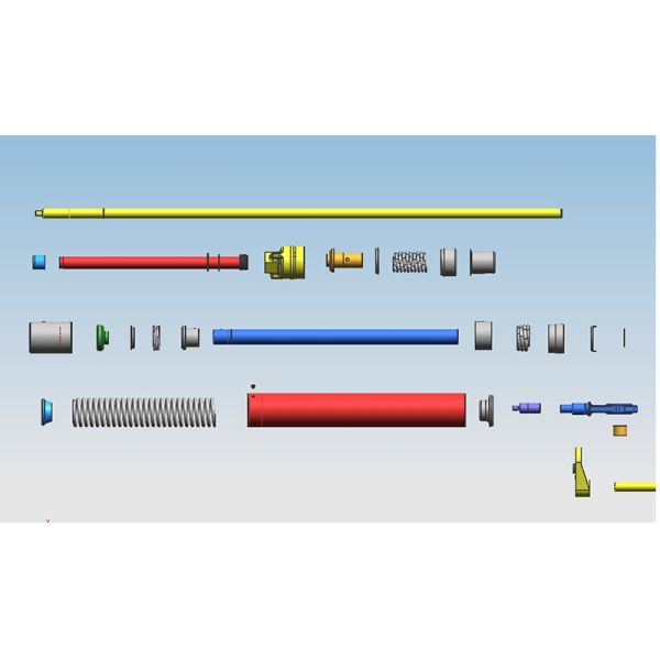 Части регулировщика колеи железнодорожных вагонов Двойной инструмент регулировщика колеи