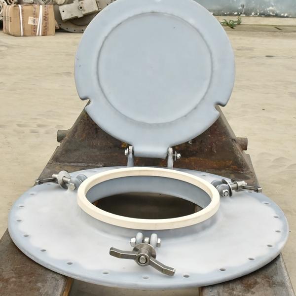 Chemical Vehicle Special DN 500mm Plastic Lined Manhole Cover for Material Inspection