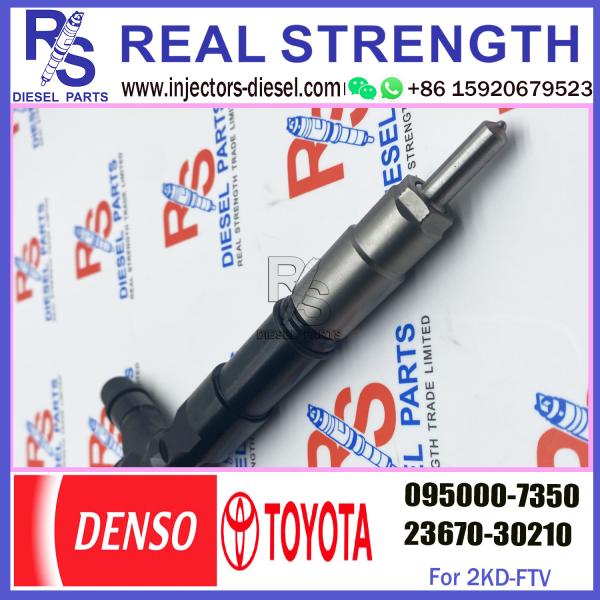 Assy 095000-7350 do injetor de combustível diesel para Toyo-Ta Land Cruiser 1KD-FTV Prado D4D J120 23670-30210
