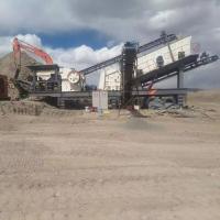 Máquina móvil usada PF1010 60 TPH de la trituradora