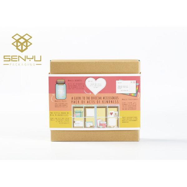 Первоначальная бумага Крафт цвета упаковывая/небольшая коробка доставки Крафт с