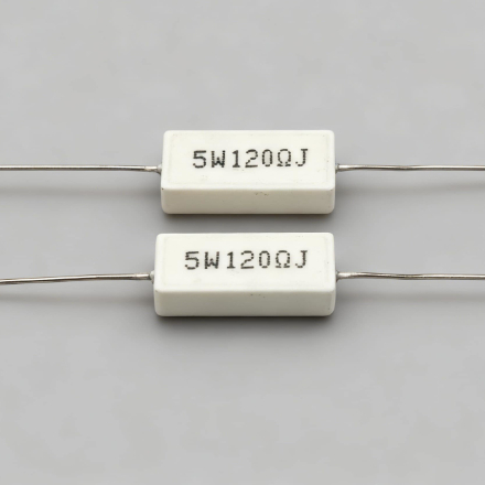 1500V  Cement Resistors High Temperature Non Inductive Wire Wound Resistor