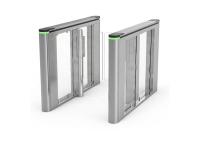 Barreras de cristal de oscilación SS304 de la puerta RS485 BLDC del oscilación peatonal de acrílico del motor