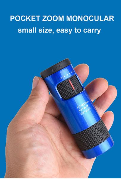 10-30X21 Handheld Portable Zoom Monocular Telescope for Outdoor Activity