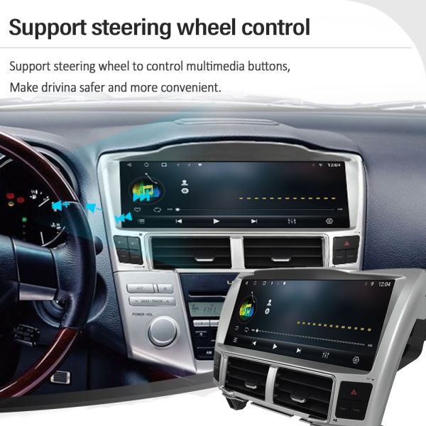 12.3 дюймовый Android Head Unit Для Lexus RX330 2002-2007 Мультимедийный проигрыватель Авто стерео GPS навигация беспроводная Carplay