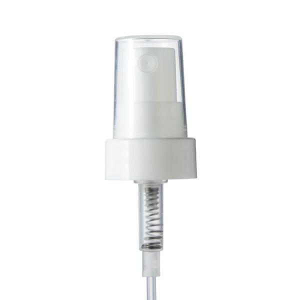 White Classic Double Step 18 / 410 Fine Mist Sprayer For Cosmetic And Durable Plastic Type PP