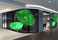 60% Transparency Ultra Clear Indoor LED Display Panel 800cd Grille Screen with Easy Installation for Captivating Ads