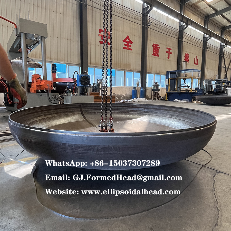 Preision Cold Formed Custom Thin Wall Stainless Steel 2:1 Elliptical Head Manufacturer