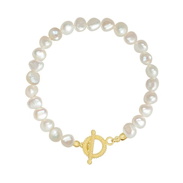 Popular Woman Beads New Fashion Baroque Pearl Necklace Choker 18k Gold for Woman