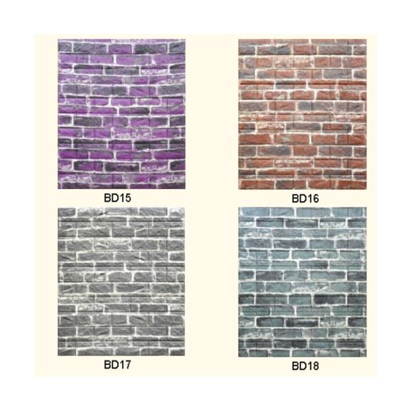 Moistureproof  3D PE Foam Wallpaper 70x77cm 3D PE Foam Wall Sticker