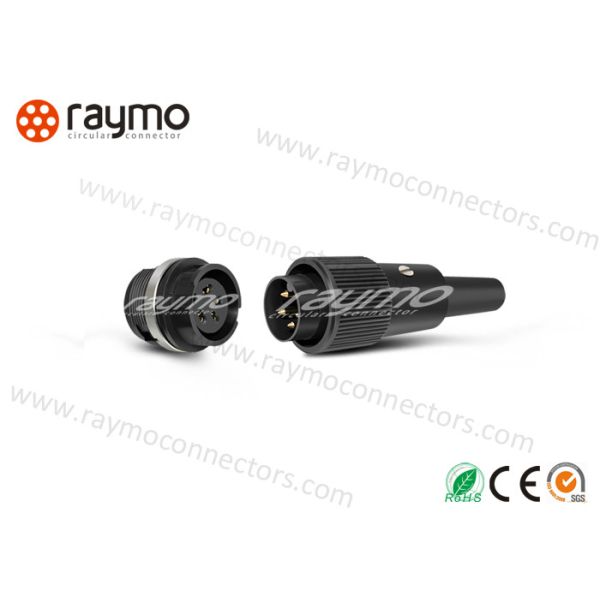 Custom Threaded Electrical Connector, Screw Locking Connector 19.9 – 20 Mm Diameter