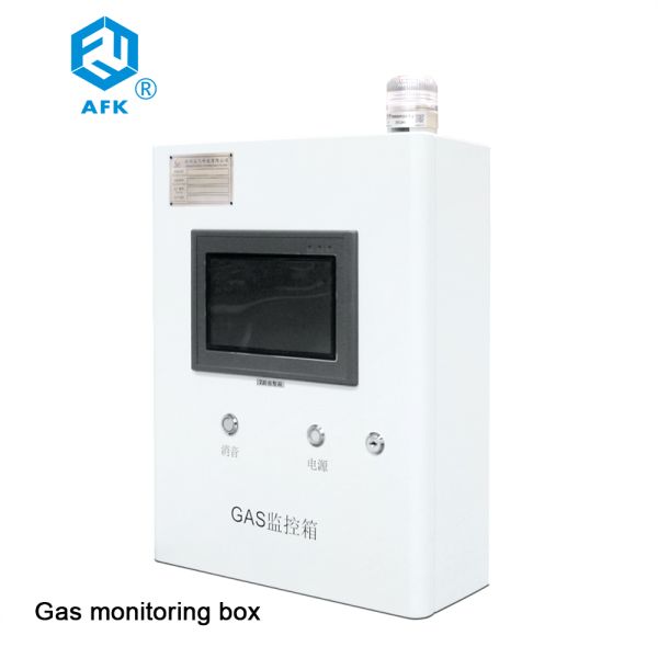 Экрана в реальном времени касания PLC коробки контроля газа AFK сигнал тревоги слышный/визуальный для 16 каналов