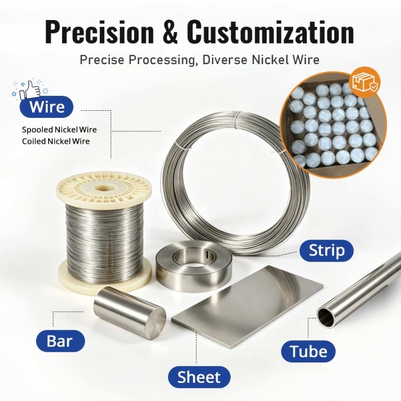 99.98% High Purity Russian Pure Nickel Wire 0.025mm with 99.6% Ni Content for Industrial Applications