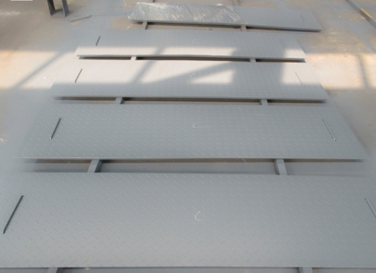 Safe Steel Deck Weighbridge 12mm Thick Steel Surface Avoid Truck Scale Bending