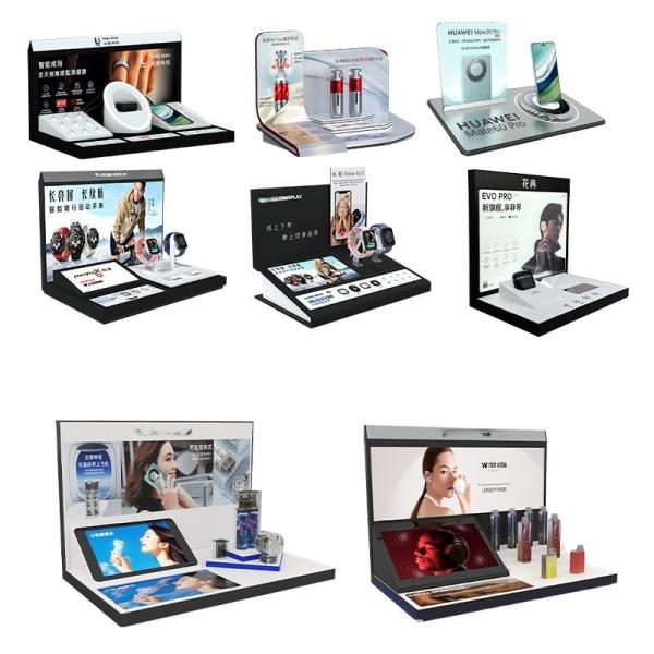 Custom Watches Acrylic Display Stands Phone Display Stands Holder Glossy Lamination