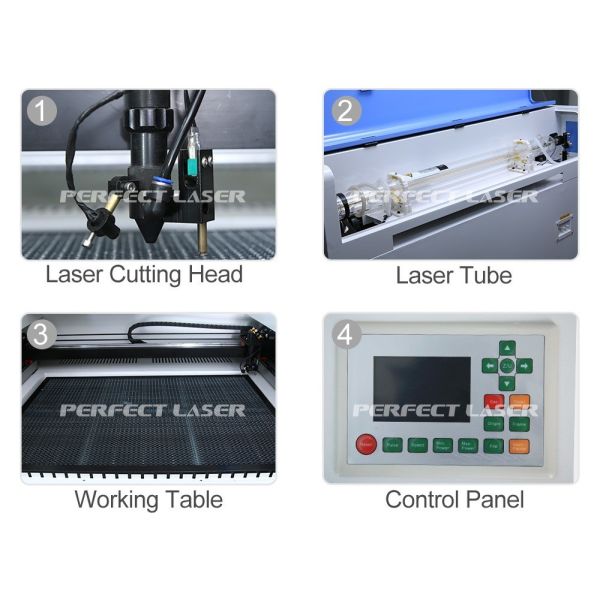 Cuero del PVC de la máquina de grabado del laser del CO2 40W Mini For Plastic Acrylic