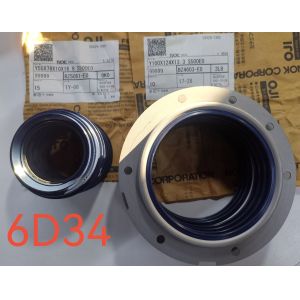 Mitsubishi 6D34 Передняя маслозащита коленчатого вала, Задняя маслозащита коленчатого вала, JAPAN NOK