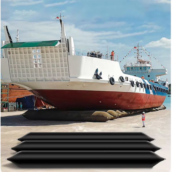 Черный 2,0 м воздушный мешок ролик надувный резиновый воздушный шар Судно запускающий воздушный шар