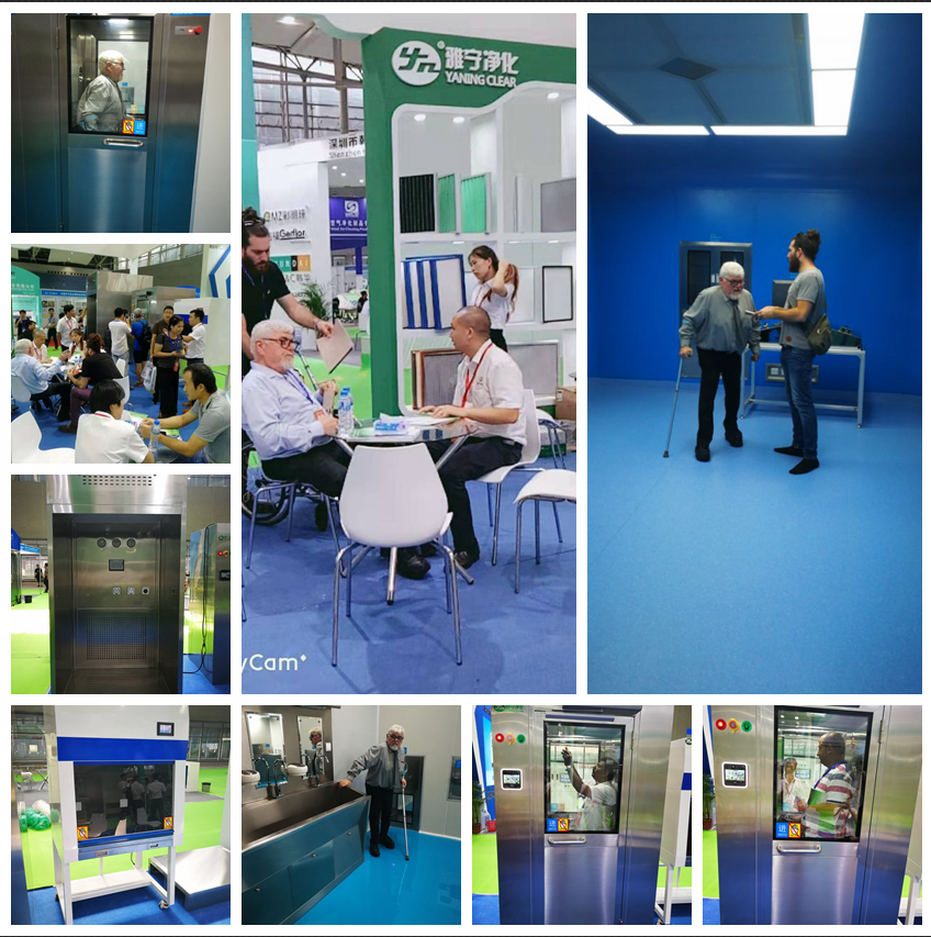 Stainless Steel or Glass Hospital Door with Manual or Automatic Operation and Fire Prevention for Operating Theater