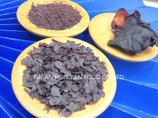 Umami Sabor Vermelho Escuro Alga marinha mastigável ligeiramente crocante Alga vermelha orgânica