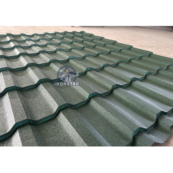 6 rib trapezoidal and 6 rib bamboo tile double layer roll forming machine in Romania 2 layer roll forming machine