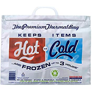 Insulated Bag | Thermal Bag | Hot Cold Bag,Insulated Easy Zip Lock Resealable Aluminum Sandwich Lunch Bag - Reusable The