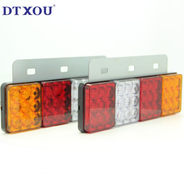 Easy Installation 12v 24v Leds Amber Red Blue White Color Iron Plate Trucks/trailer Side Marker & Down Corner Light