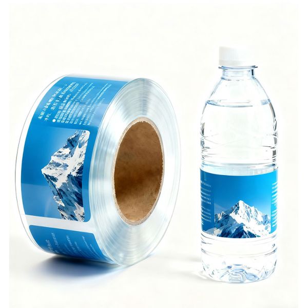 High Quality Juice Sticker Logo Clear Printing Water Bottle Packaging Label Custom Juice Bottle Labels