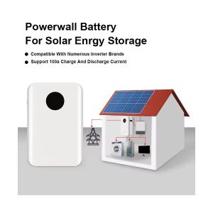 51Système de stockage d'énergie à batterie mural de 2 V 200 Ah 10 kWh LiFePo4