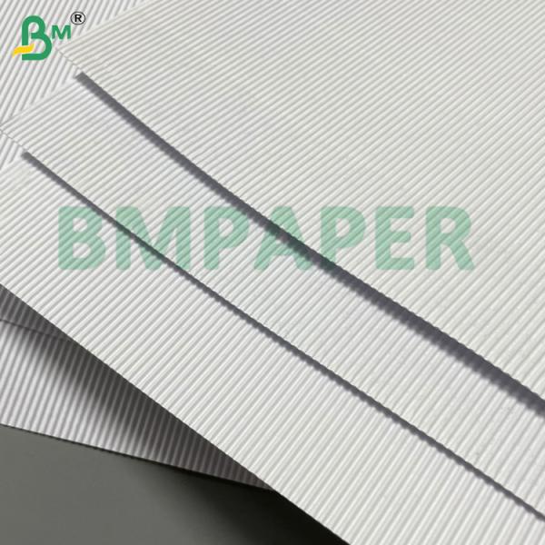 Papel corrugado acanalado blanco ligero de 15.5*20 para embalaje de cajas de manualidades y regalos