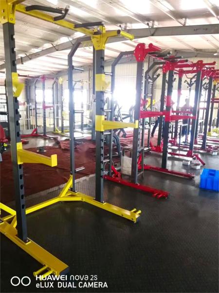 Gym Machines Exercise Multi Functional Power Cage Squat Rack Shoulder Chest Leg Press Smith Machine	 Half Squat Rack