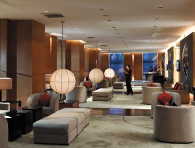 Uphostery Hotel Lobby Sofa Luxury With Fabric Coffee / Dining Table Sets