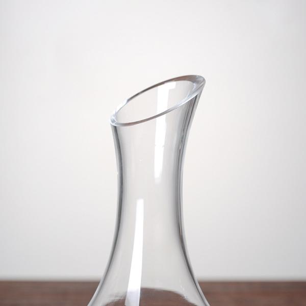 Oblique Mouth 53oz Luxury Wine Decanter Slanted Spout For Drip Free Pouring