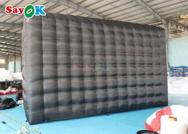 Black LED Music Bar Mobile Night Club Tent Commercial Clube Noturno Inflável Com Disco Light Clube Noturno Inflável Para Ren