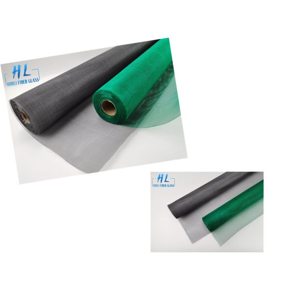 Зеленый серый экран окна стеклоткани 16*14 для продукта насекомого защиты