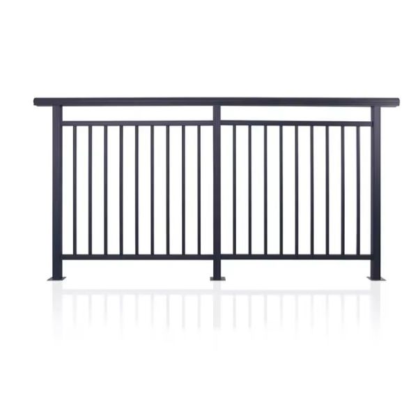 CE ISO 90001 Certified Commercial Aluminum Fence / 5ft Black Aluminum Fence