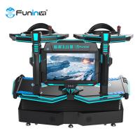 VR voam a máquina da realidade virtual do simulador dos jogadores da placa 2 com jogo do tiro de VR para o shopping