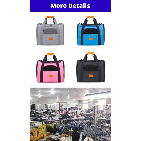 Travel Cat Bag Fashionable Outdoor Portable Foldable Breathable Portable Pet Bag