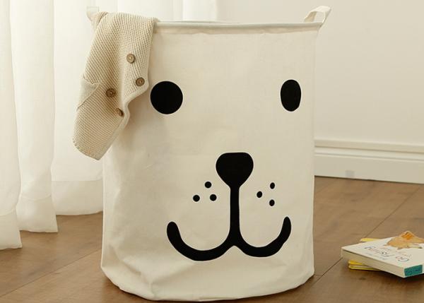 Puting Foldable washing laundry basket clothes toy storage bag large size box customized cat