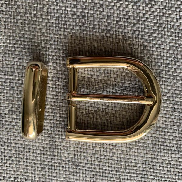 Nickle Free Square Pin Buckle Gold Nickle Anti Brass OEM/ODM