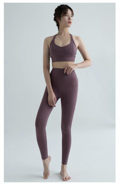 NEW HIGH WAIST YOGA PANTS WOMEN EUROPE AND THE UNITED STATES PEACH HIP EXERCISE TIGHT RUNNING SPEED DRY YOGA CLOTHES NAK