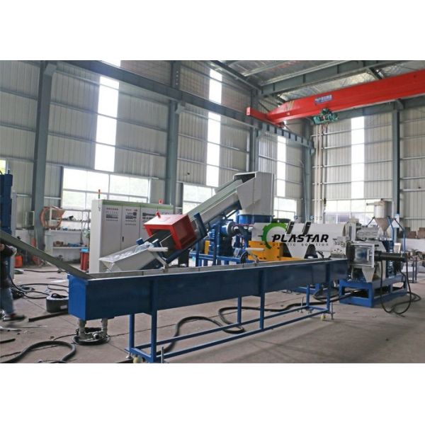 800kg/H Plastic Recycling Granulator Machine For LDPE HDPE LLDPE Stretch Film Bags