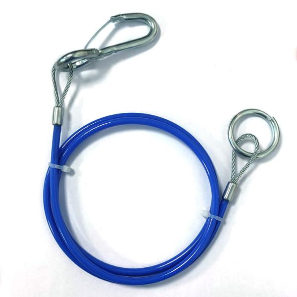 TPU PU PVC PA Coating Steel Wire Rope Sling Stainless Steel Wire Rope Safety Cable